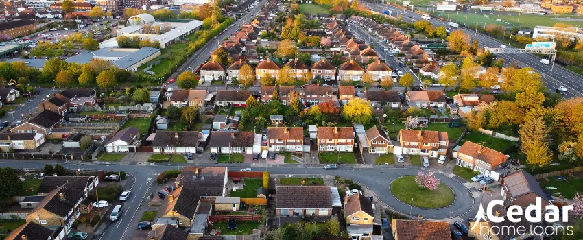 CHL - Aerial view of a neighborhood 